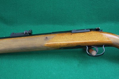 Mauser Werke A. G. Oberndorf R.N..22 LR Bolt Action Single Shot Rifle with Checkered Walnut Stock - Image 8 of 25