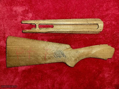 BROWNING PRE FITTED FACTORY SUPERPOSED STOCK AND FOUR FOREARMS