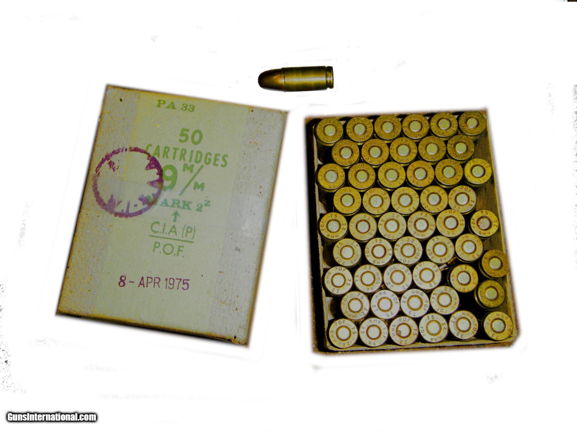 9mm Submachine Gun Ammo NOS Rated +p+ Plus P Plus