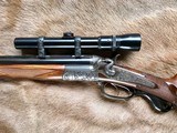 German made over under combination .22 Hornet under 16 gauge sporting rifle. - 15 of 15