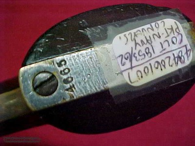 #4842 Colt 1862 Pocket-Navy, 3”x38RF octagon bbl - Image 5 of 7