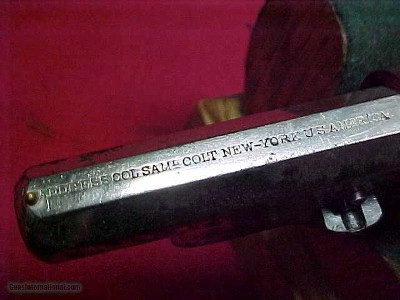 #4842 Colt 1862 Pocket-Navy, 3”x38RF octagon bbl - Image 3 of 7