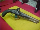 #3845 Henderson, Aberdeen, marked Scottish flint pistol, 65cal - 1 of 9