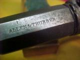 #3831 Allen & Thurber mid-sized “Boot Pistol”, 4”x34cal half-octagon barrel, - 9 of 11