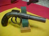 #3829 Allen & Wheelock mid-sized “Boot Pistol”, 4”x36cal half-octagon barrel, - 1 of 10