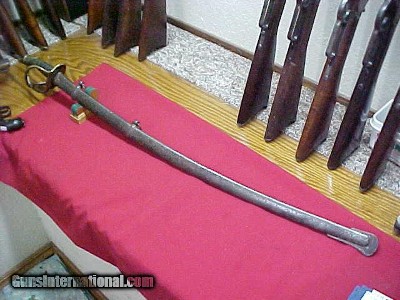 #0862 Model 1840 Heavy Dragoon sabre w/scabbard