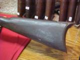 #2482 Unmarked half-stock percussion long barreled Plains Rifle - 9 of 10
