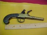 #0571 Wilson Flint boxlock Pocket Pistol, most likely of British manufacture circa 1770-1820 - 1 of 8
