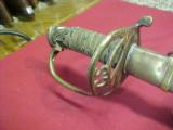 #0947 Confederate officers Civil War sabre, unmarked - 1 of 15