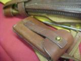 #001 Holster Rig, brown Artillery Model Luger, with shoulder stock, cleaning rod, - 8 of 10