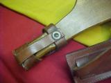 #001 Holster Rig, brown Artillery Model Luger, with shoulder stock, cleaning rod, - 6 of 10