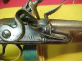 #2477 Large English sash/belt Flintlock pistol by “Bond” - 4 of 13