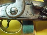 #2477 Large English sash/belt Flintlock pistol by “Bond” - 3 of 13