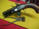 #2476 Jacob Gill flintlock sash or belt pistol, - 4 of 12