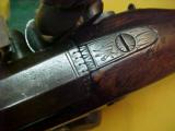 #2476 Jacob Gill flintlock sash or belt pistol, - 5 of 12