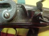 #2476 Jacob Gill flintlock sash or belt pistol, - 6 of 12