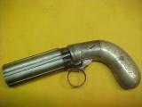 #3808 Blunt & Syms Pepperbox with ring trigger, 3”x31caliber - 1 of 10