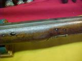 #4638 Germanic Jaeger Flintlock Rifle, 30” octagon barrel, sliding wood patchbox - 5 of 18