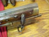 #4638 Germanic Jaeger Flintlock Rifle, 30” octagon barrel, sliding wood patchbox - 14 of 18