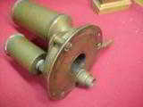 #0001 Loading tool, large brass 6-1/2” tall, 4-1/2” diameter base plate. - 3 of 8