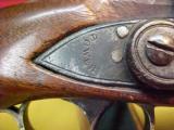 #2470 British Flintlock military size brass barreled Gentlemans or Officers Pistol - 6 of 14