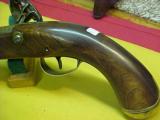 #2470 British Flintlock military size brass barreled Gentlemans or Officers Pistol - 8 of 14