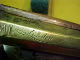 #2470 British Flintlock military size brass barreled Gentlemans or Officers Pistol - 12 of 14