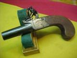 #3844 British Flintlock “Muff Pistol” (or Pocket Pistol), boxlock action - 4 of 9