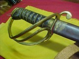 #0848
British (I think!!) mid-1800s sword with scabbard, U.S. markings - 3 of 15