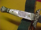 #0951 James Westa – Sheffield Spearpoint small belt knife or garter knife - 7 of 14