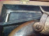 #1504
Mass Arms - Wesson & Levitt’s Patent Belt Model, 5”x.31cal ...CASED SET!! - 8 of 25
