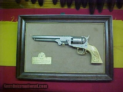 #WBH001
Colt 1851 Navy, 7 1/2 x36cal, engraved