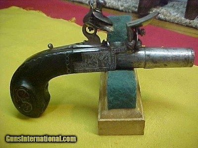 #4562 Flintlock Single Shot Pocket Pistol (AKA
Muff Pistol )