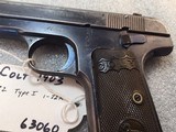 Colt 1903 Model M 32 acp. Early and Rare Type 1 Pocket Hammerless - 8 of 15