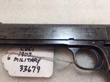 Colt 1902 Military 38 acp / 38 auto pistol serial 33679 - 8 of 15