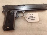 Colt 1902 Sporting 38 acp / 38 auto pistol serial 10051 - 1 of 14
