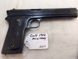 Colt 1902 Military 38 acp / 38 auto pistol early long slide, serial 13257 - 15 of 15