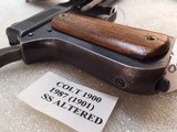 COLT 1900 Automatic Sight Safety altered38 acp/38auto w/ Colt Letter - 10 of 15