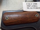 COLT 1900 Automatic Sight Safety altered38 acp/38auto w/ Colt Letter - 13 of 15