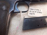 Colt 1903 Model M 32 acp. Early and Rare Type 1 Pocket Hammerless - 9 of 15