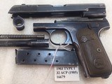 Colt 1903 Model M 32 acp. Early and Rare Type 1 Pocket Hammerless - 11 of 15