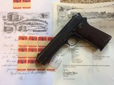 COLT 1905 45 acp with Colt letter to Missouri in 1907 - 3 of 15