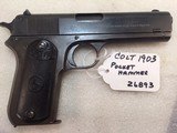 Colt 1903 38 acp Pocket Hammer - 2 of 15