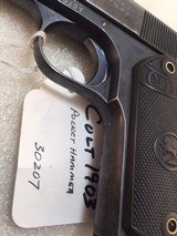 Colt 38 acp Pocket HammerFire Blue. High Polish especially Frame - 9 of 15