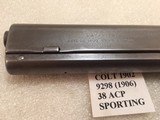 COLT Model 1902 Sporting 38 acp Early Auto - 3 of 15