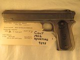 COLT Model 1902 Sporting 38 acp Early Auto - 13 of 15