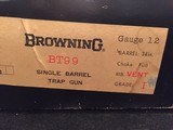 BROWNING BT 99 Early 1st year34"FULL TRAP 2 3/4" NICE in BOX - 2 of 15