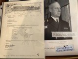Colt Model 1902 Military Engraved, Rare, Shipped to Admiral Turner for Adm Draemel
WW11 Navy 38 auto with sword, hat, autographs Documentation - 7 of 15