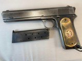 Colt Model 1902 Military Engraved, Rare, Shipped to Admiral Turner for Adm Draemel
WW11 Navy 38 auto with sword, hat, autographs Documentation - 15 of 15