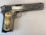 Colt Model 1902 Military Engraved, Rare, Shipped to Admiral Turner for Adm Draemel
WW11 Navy 38 auto with sword, hat, autographs Documentation - 14 of 15